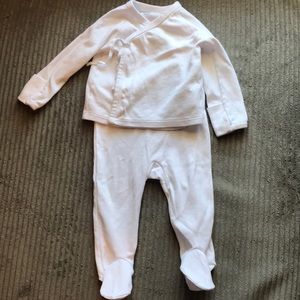 Ralph Lauren Baby Kimono Set - White